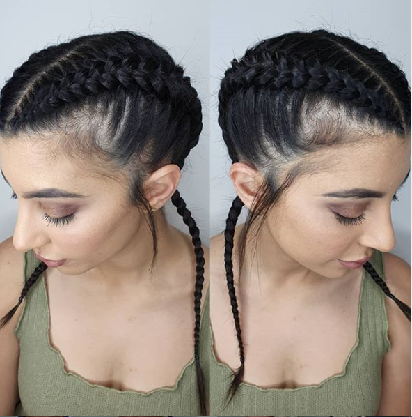 2x Boxer Braids Pulled Out