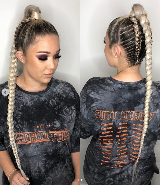 3-5 Braids - Ponytail Style