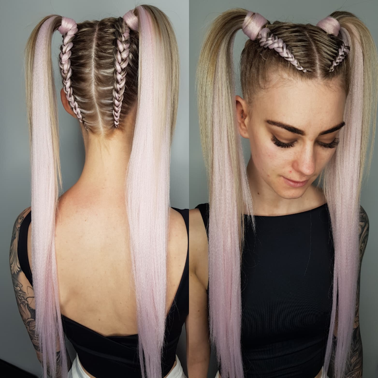 3-5x Braided Ponytail Style