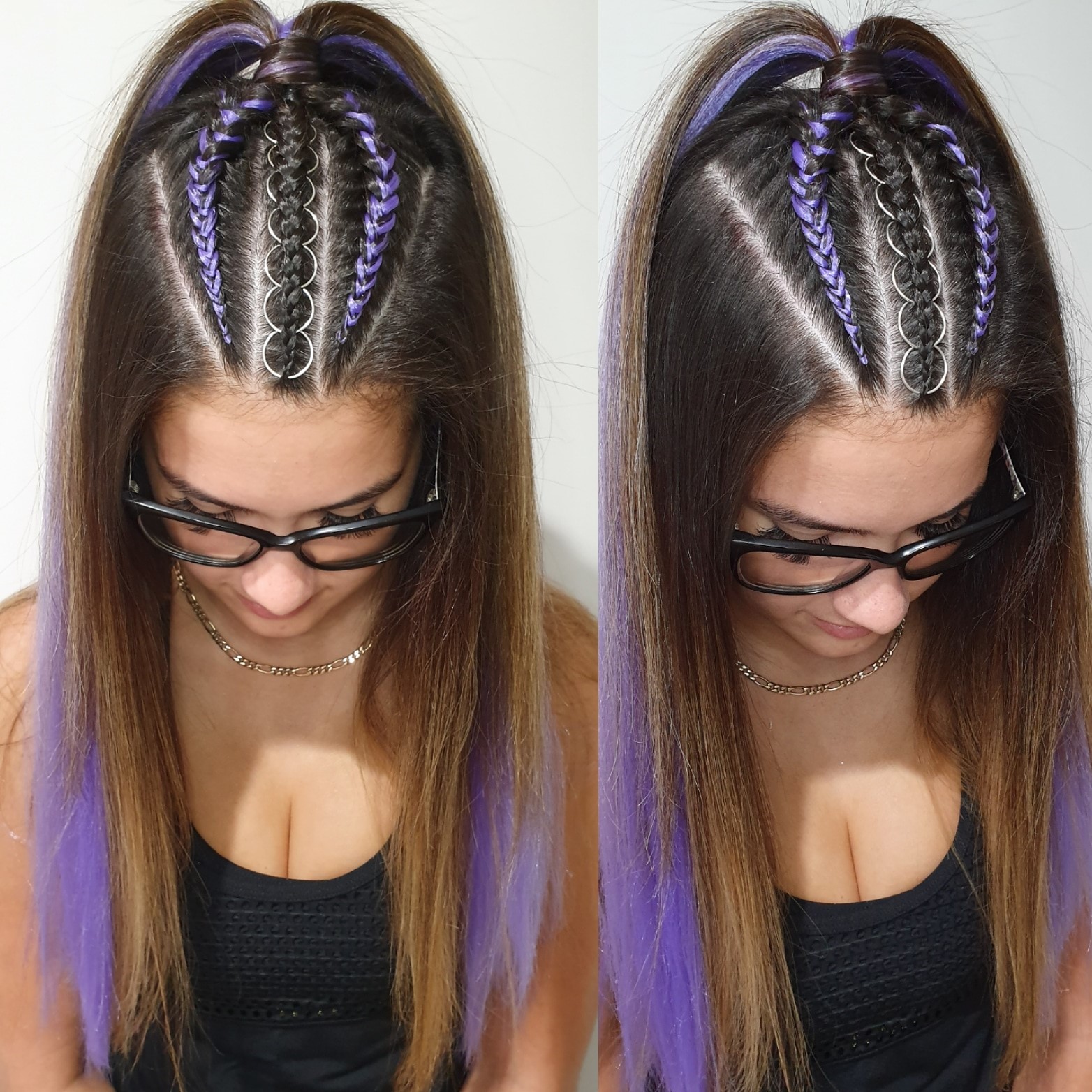 3x Boxer Braids or Top Braids