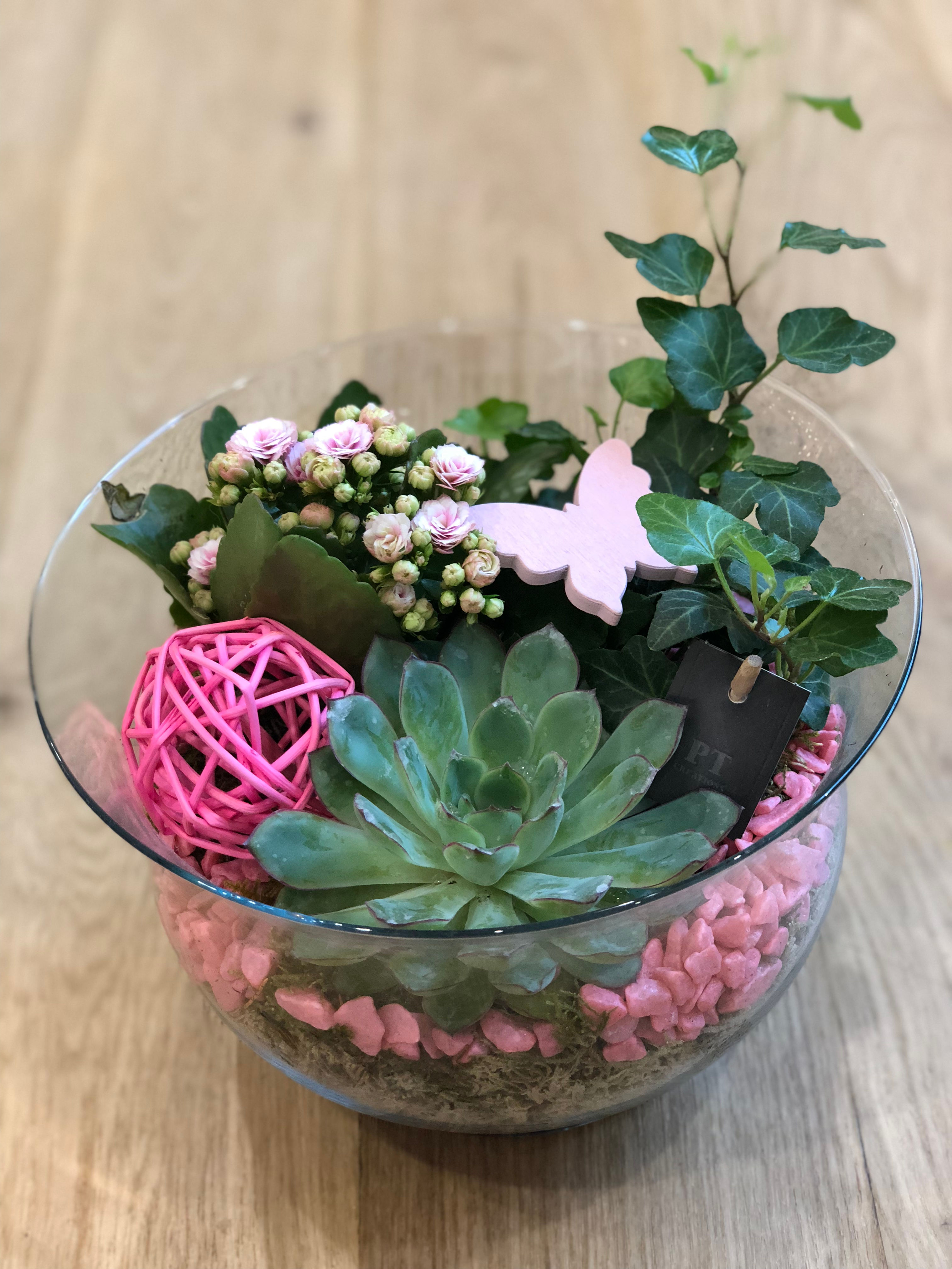 Sammeplantning med glas nr: 2