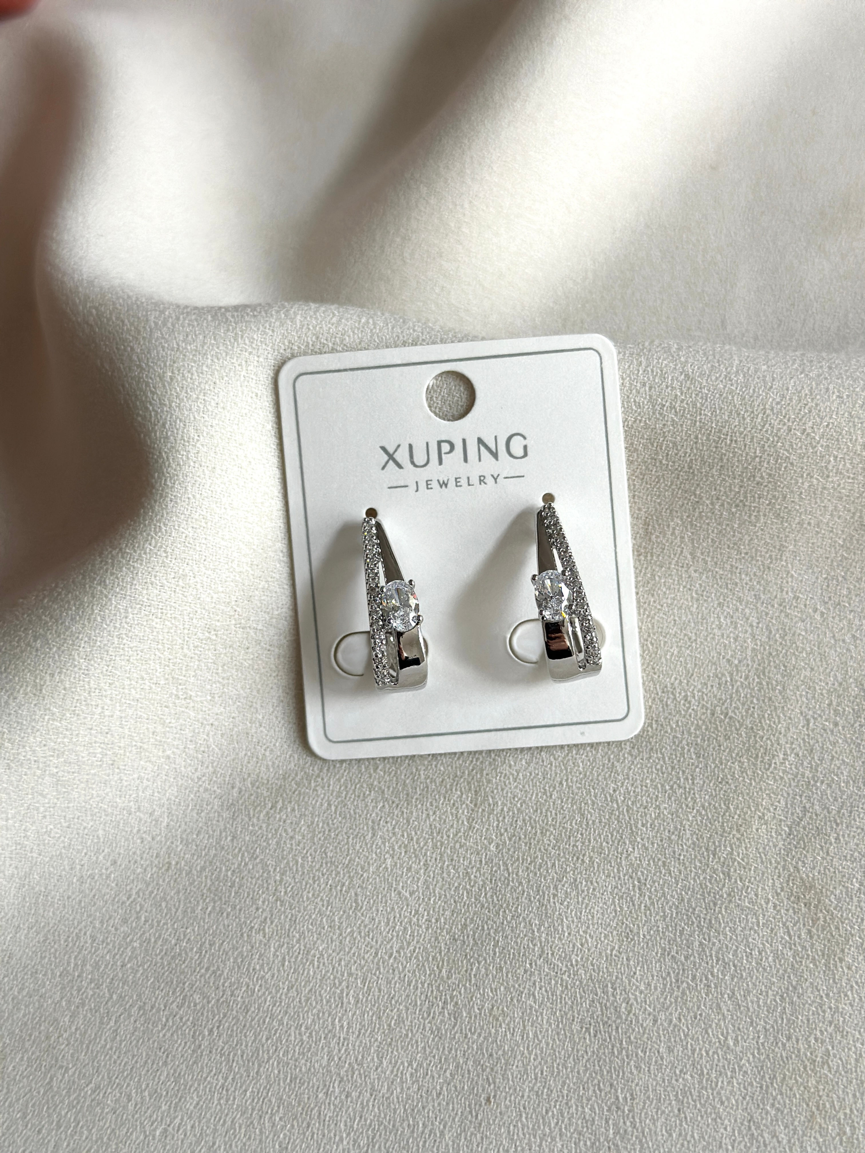 Çift Taş Detay Xuping Küpe 