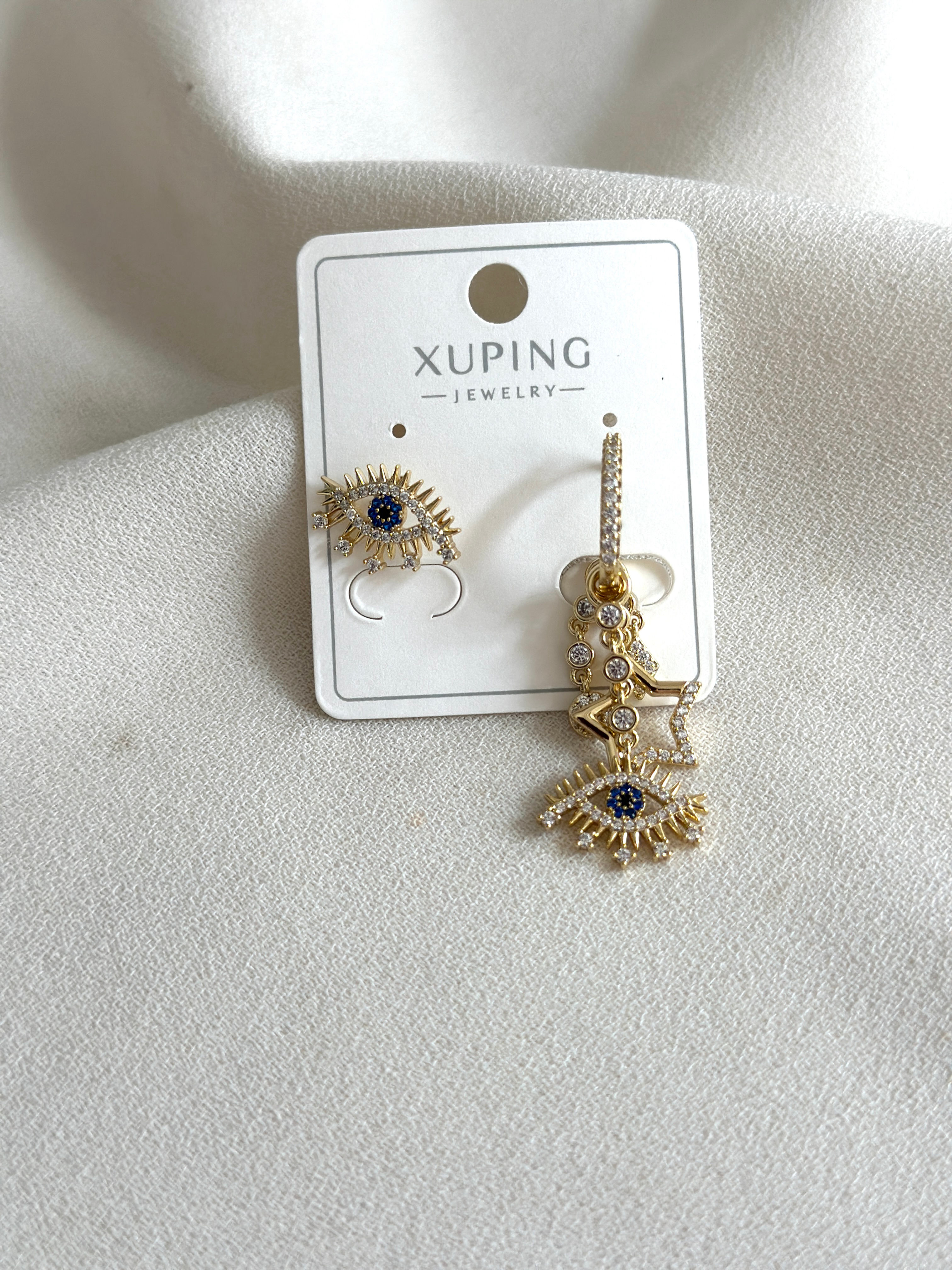Çoklu Charm Detay Xuping Küpe