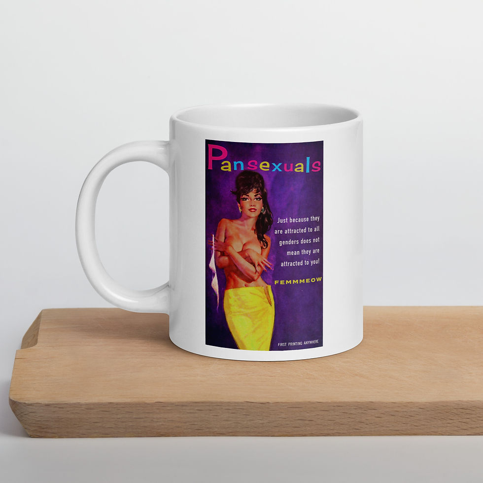 "Pansexuals" White glossy mug