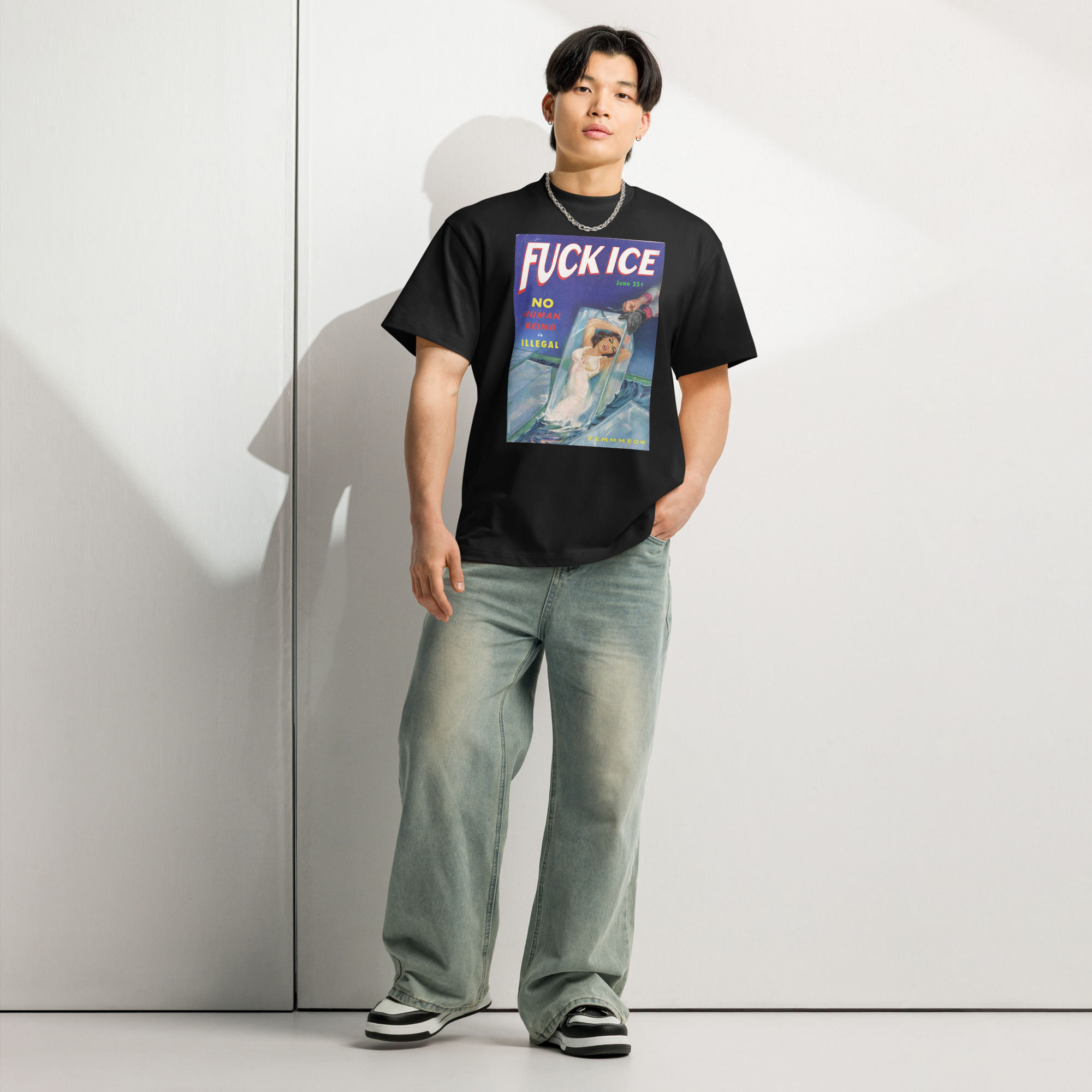 "Fuck Ice" Men’s box tee