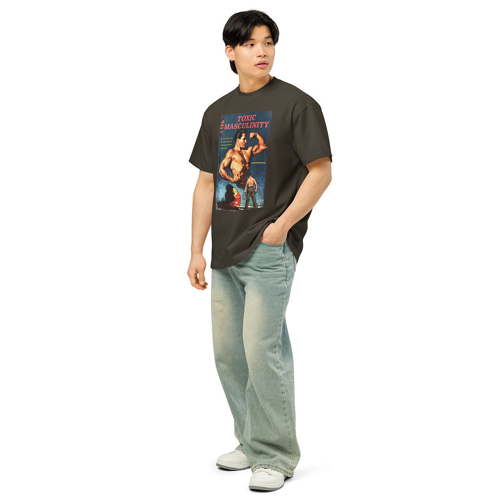 Thumbnail: "Toxic Masculinity" Men’s box tee