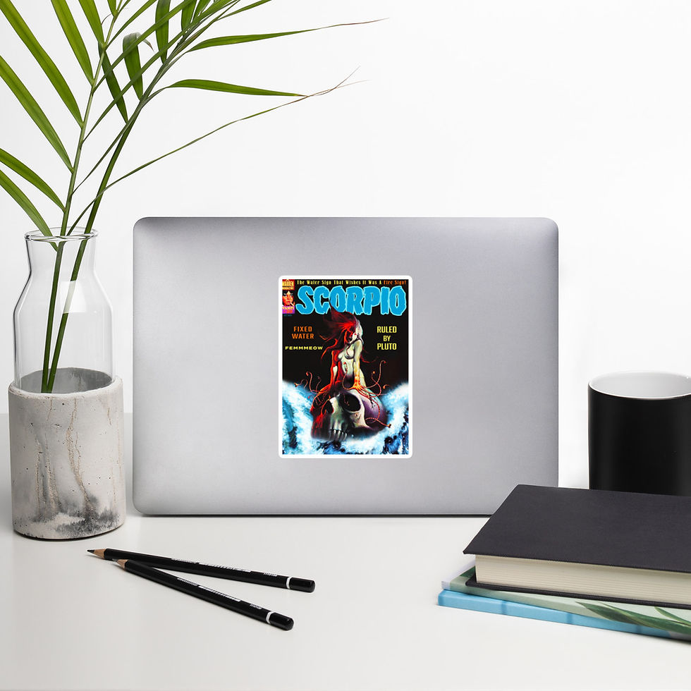 Thumbnail: "Scorpio "bubble-free stickers