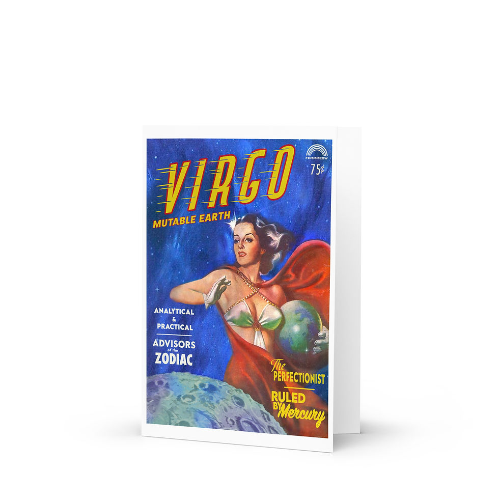 Thumbnail: Virgo greeting card