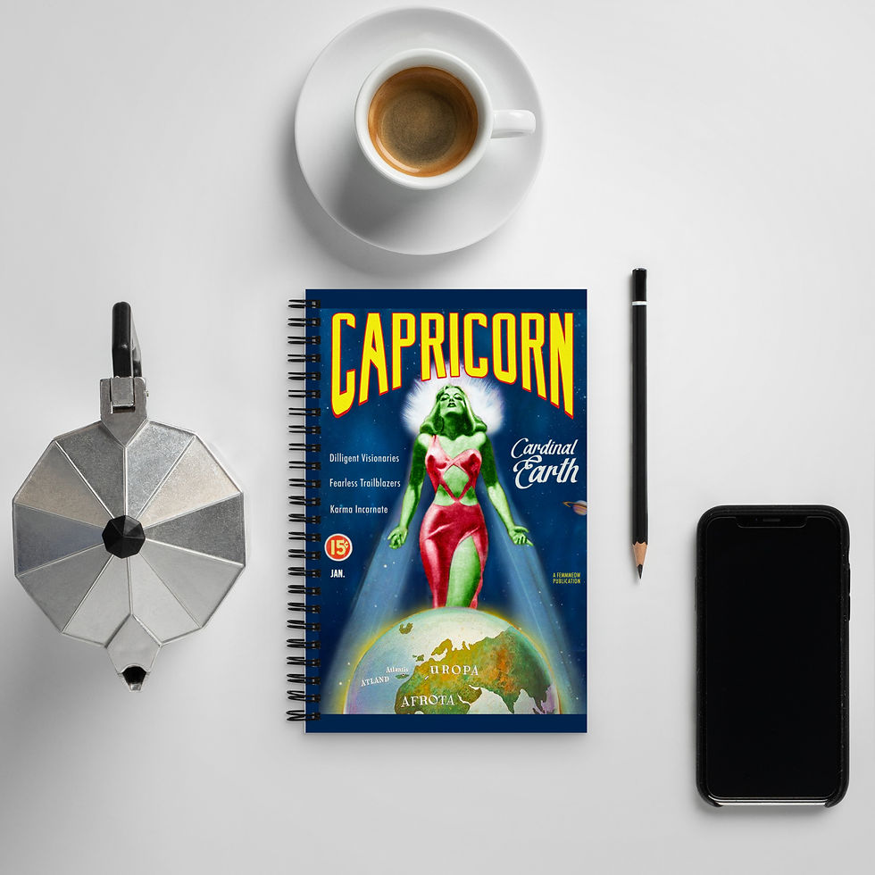 Capricorn Spiral notebook