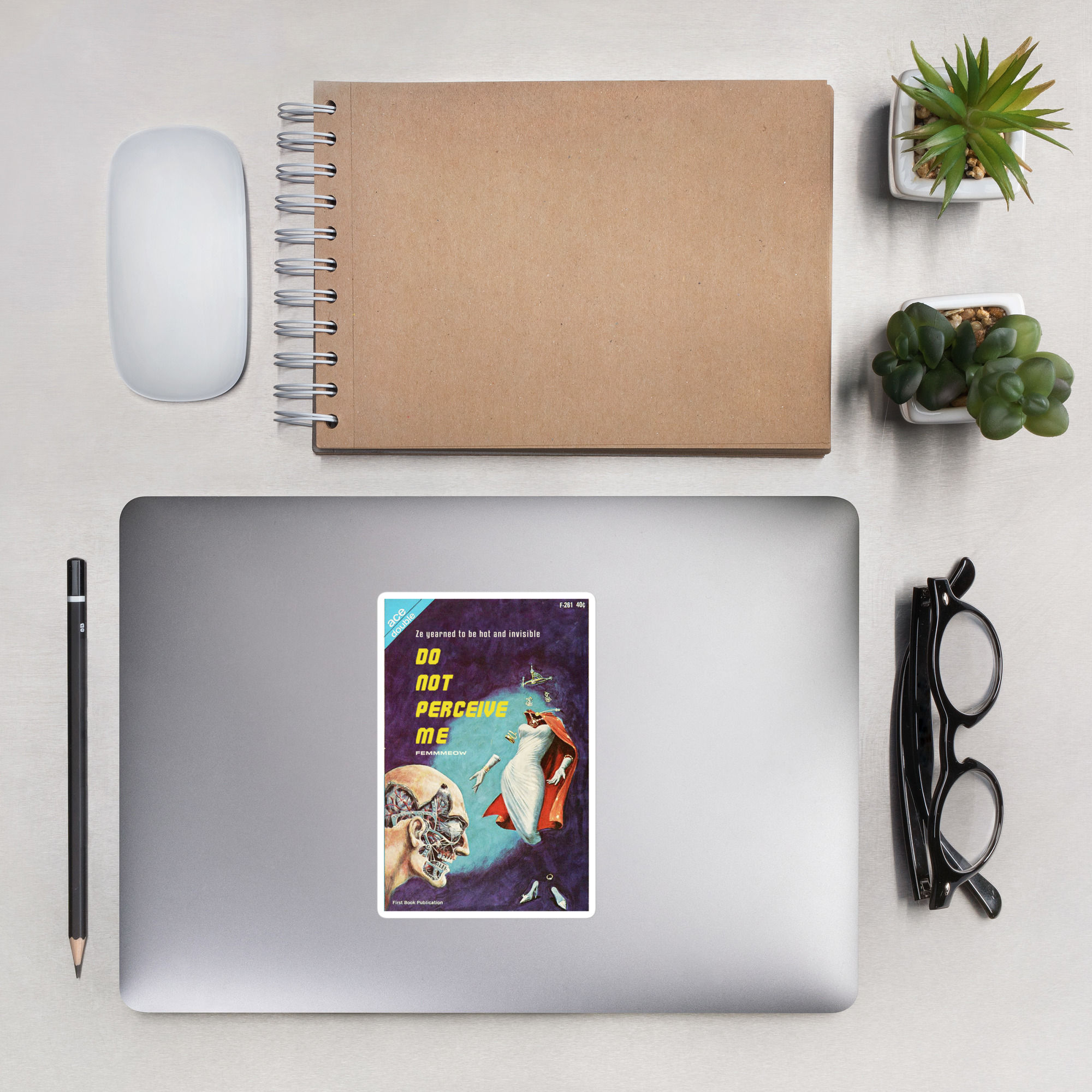 "Do Not Perceive Me" Bubble-free stickers