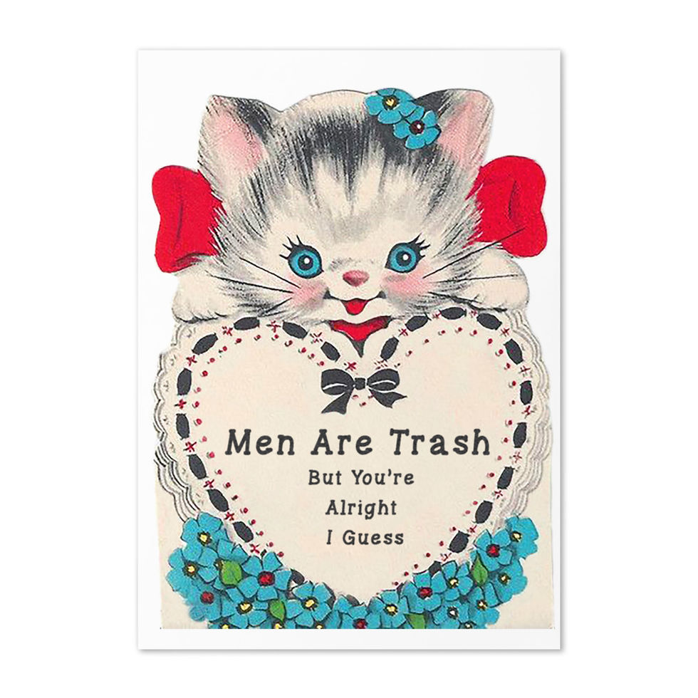 Men Are Trash Card