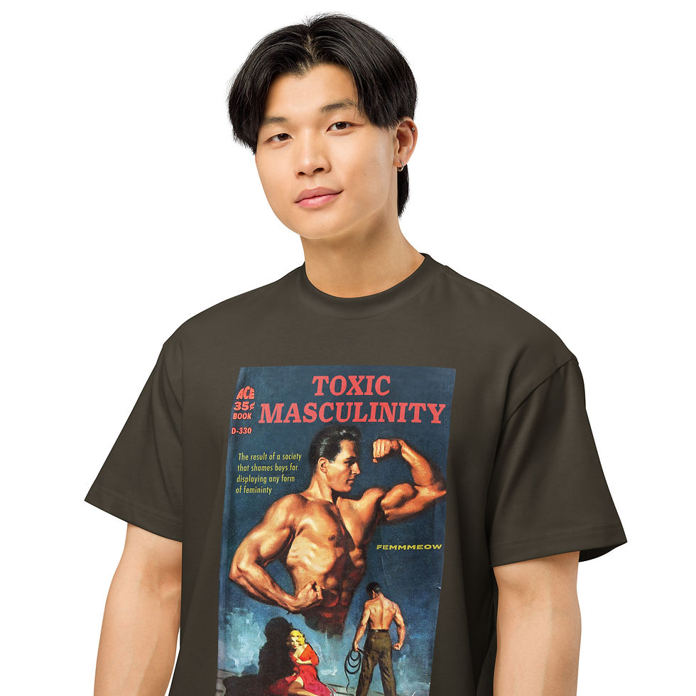 Thumbnail: "Toxic Masculinity" Men’s box tee