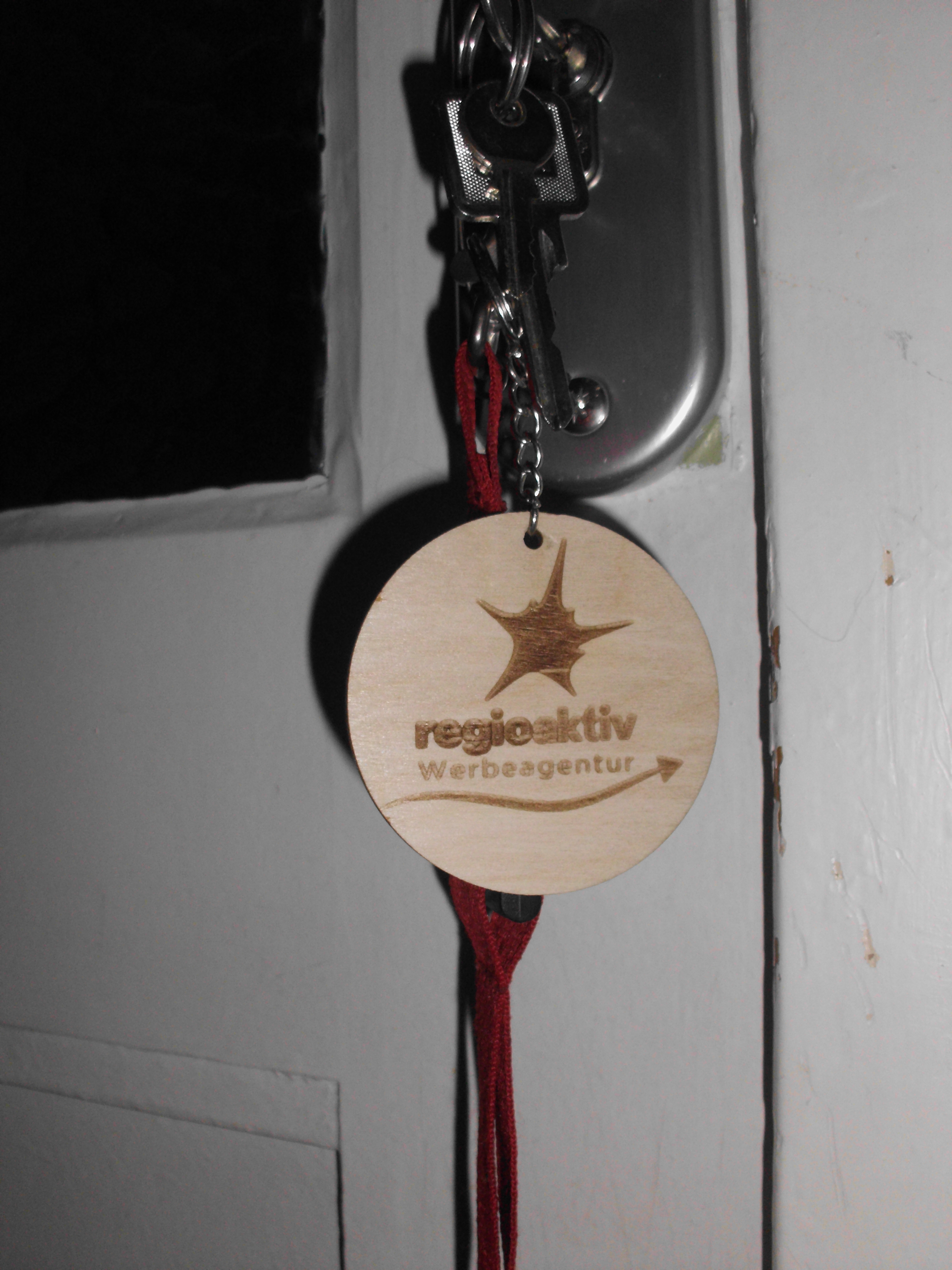 Schlüsselanhänger regioaktiv Holz