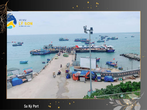 Where is Sa Ky Port: Gateway to Ly Son island