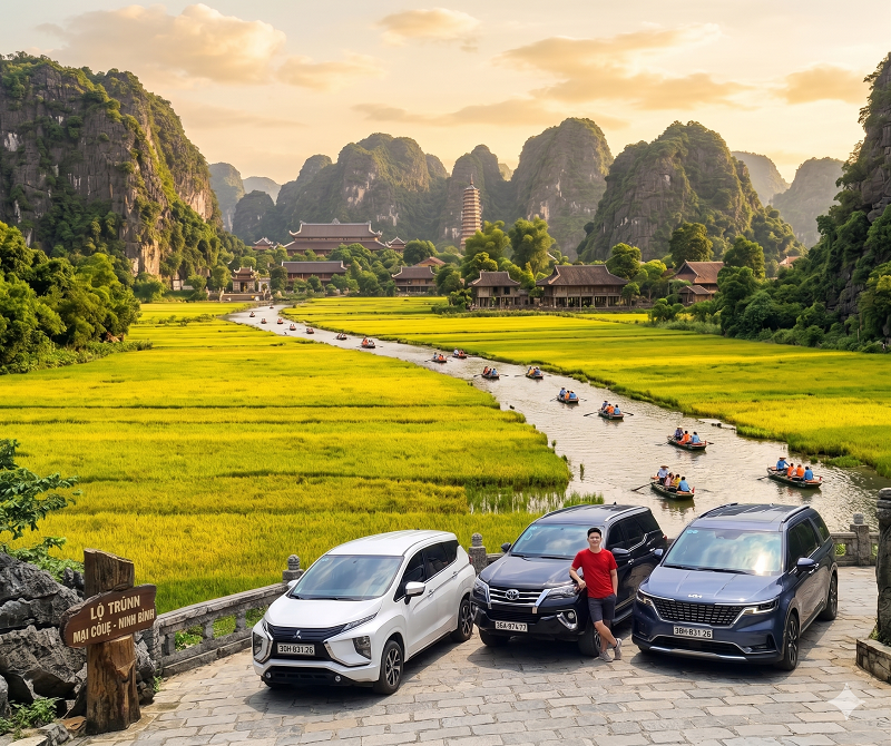 Private Car Rental from Mai Chau to Ninh Binh with Driver by Asia Transport