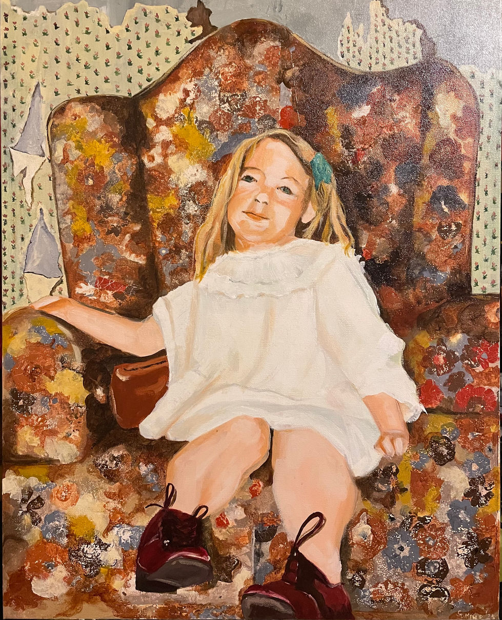 Red Shoes (Acrylic on Canvas)