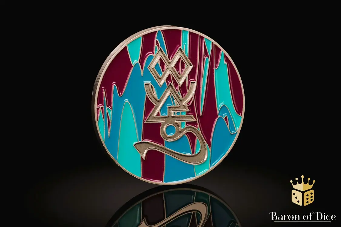 40mm Metal Coin - Infinity Elves - Baron of Dice