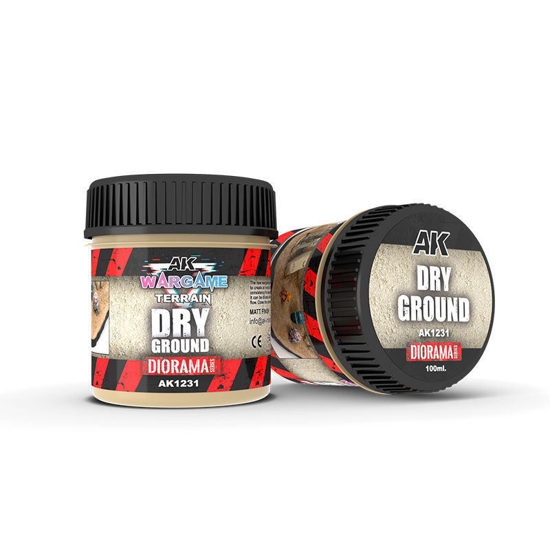 AK Interactive Wargame Terrain Dry Ground - 100ml (Acrylic)