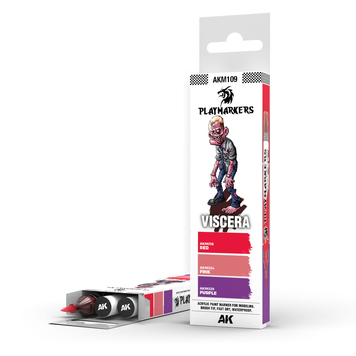 AK Interactive Playmarkers Set - Viscera (3 Ref.)