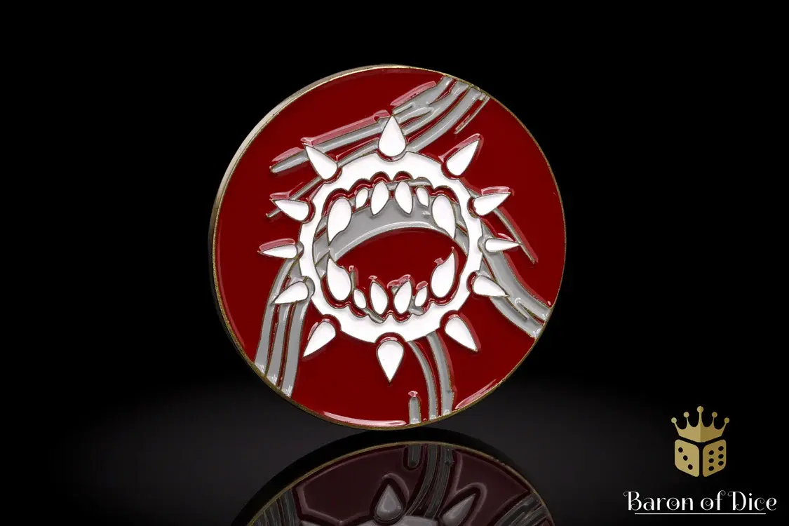 40mm Metal Coin - Carnage - Baron of Dice