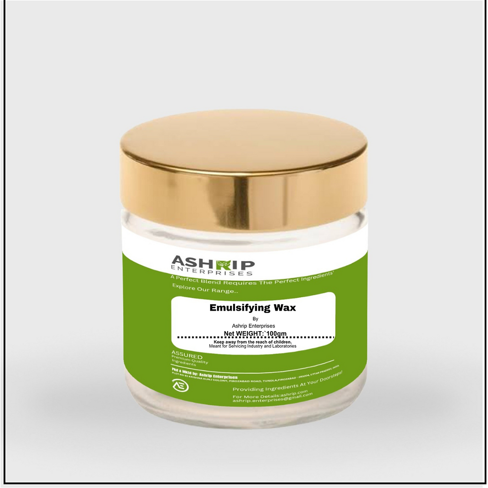 Ashrip Enterprises 100gm Emulsifying Wax For Creams, Lotions, Body Butters, Faci