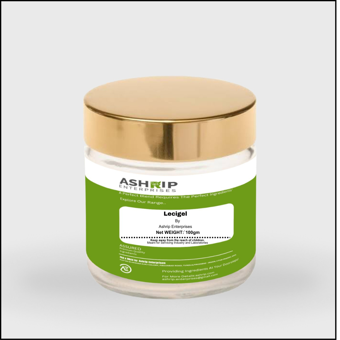Ashrip Enterprises 100gm Lecigel For Moisturizers, Nourishing Creams, Lotions.