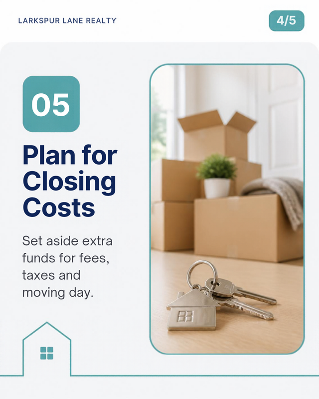 5 Tips for First-Time Home Buyers - Real Estate Carousel - slide 4 of 5