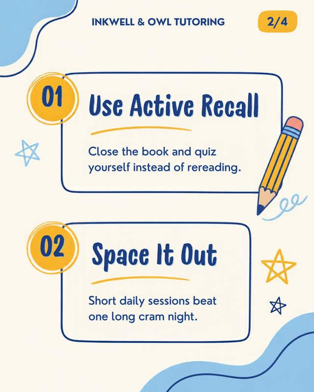 Study Smarter Exam Prep Tips - Tutoring Carousel - slide 2 of 4