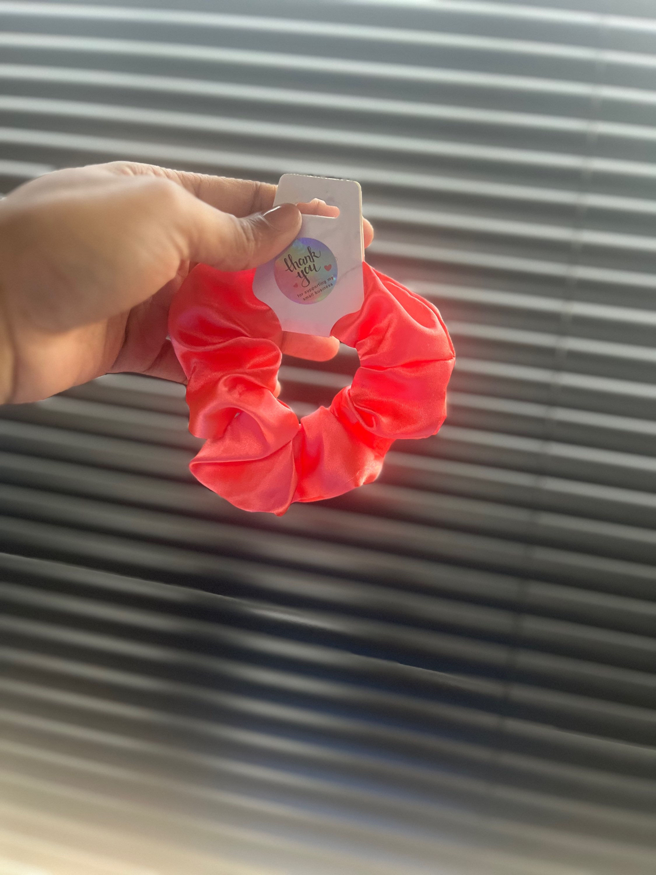 Scrunchie ( Red Hot Orange )