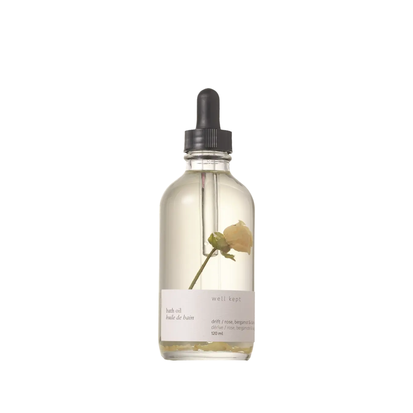 Bath Oil - Drift - 120ml (All-Natural, Hand-Poured)