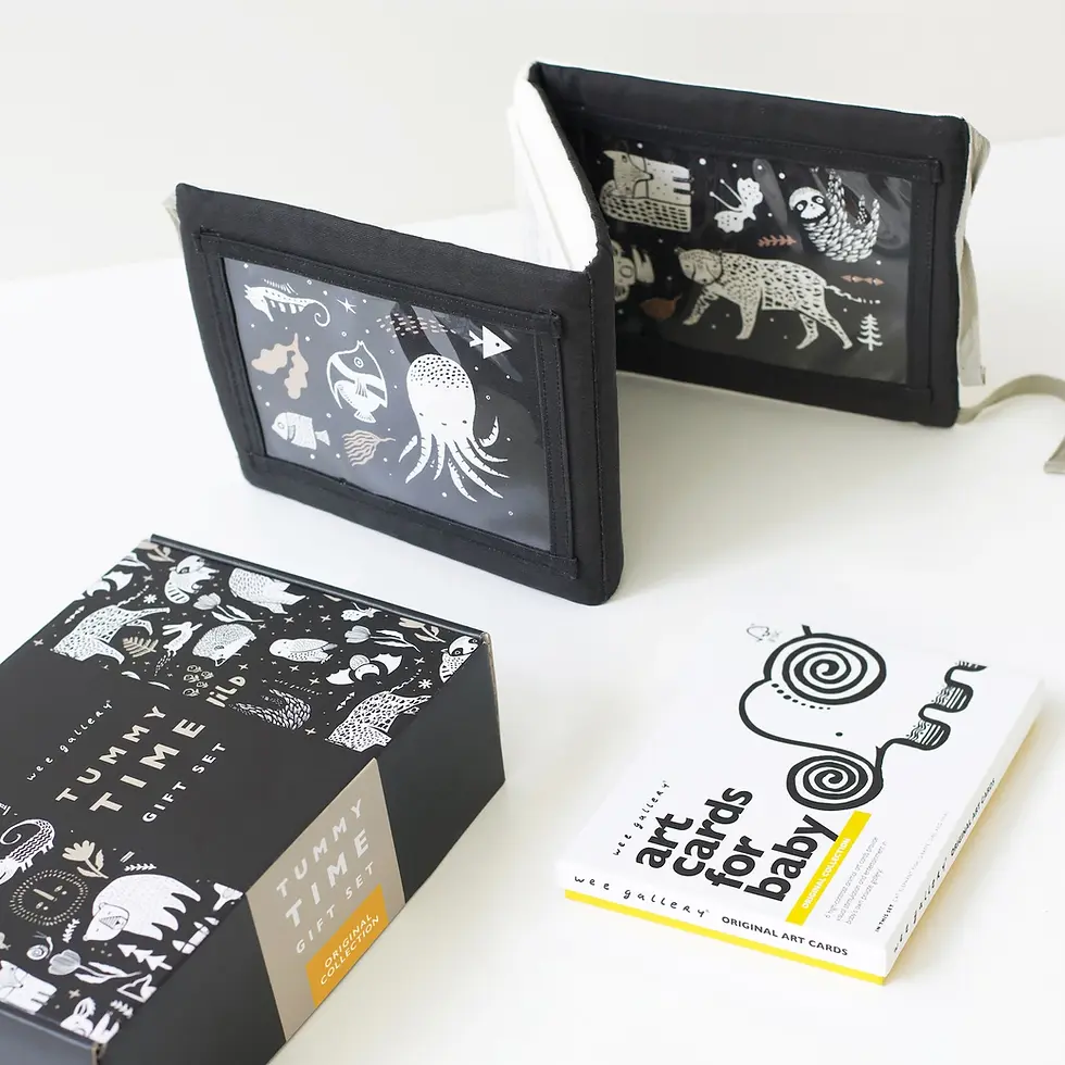Thumbnail: Tummy Time Art Bundle with Gift Box Original