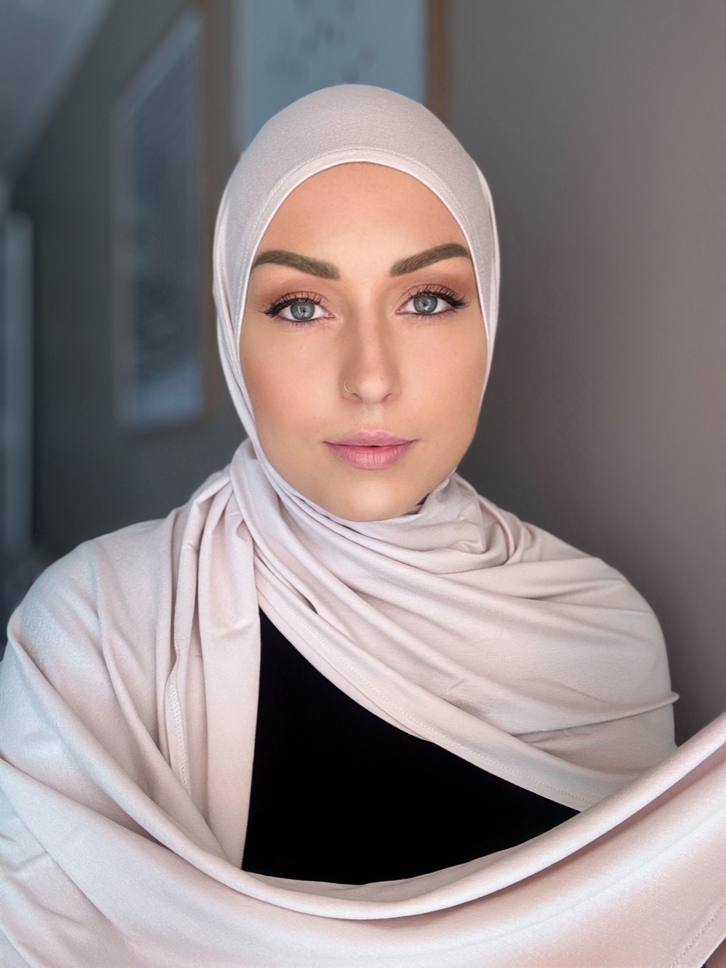 INSTANT JERSEY SJAL - CREAM (B)