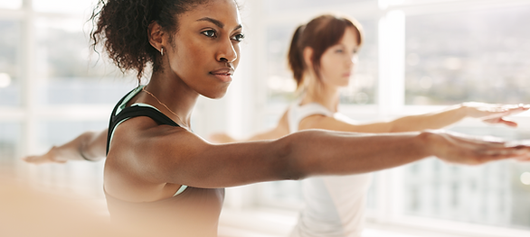 Women Practicing Yoga