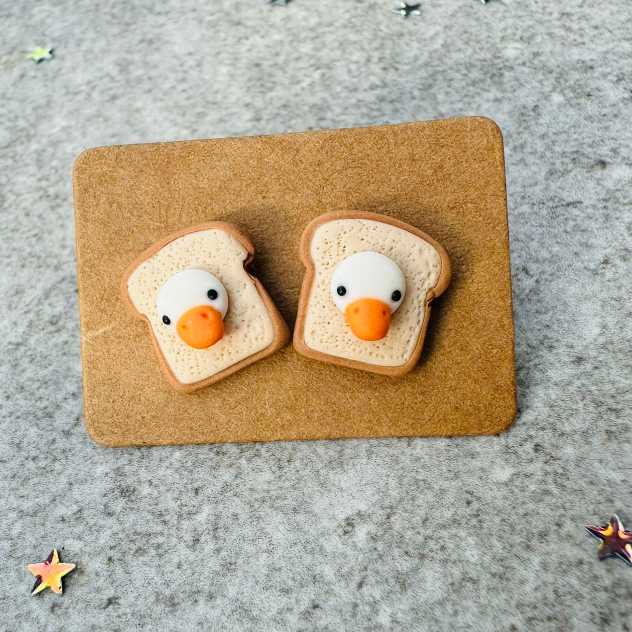 Orecchini a lobo paperotto nel pane