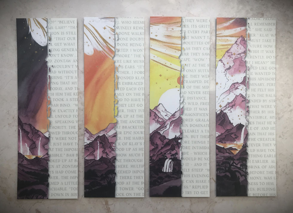 Thumbnail: AQUILA Bookmarks (Set of four)