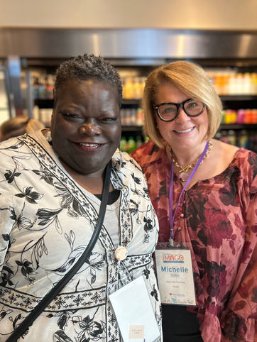 Chryssee Wright and Michelle Bohls