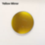 Yellow mirror lens coating
