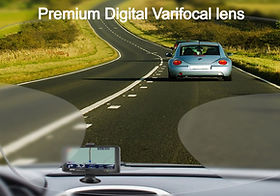Premium digital varifocal lenses