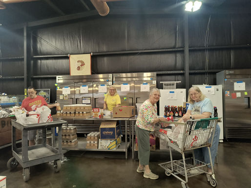 Easter Spirit: Volunteers Unite for Breakfast Bag Packing