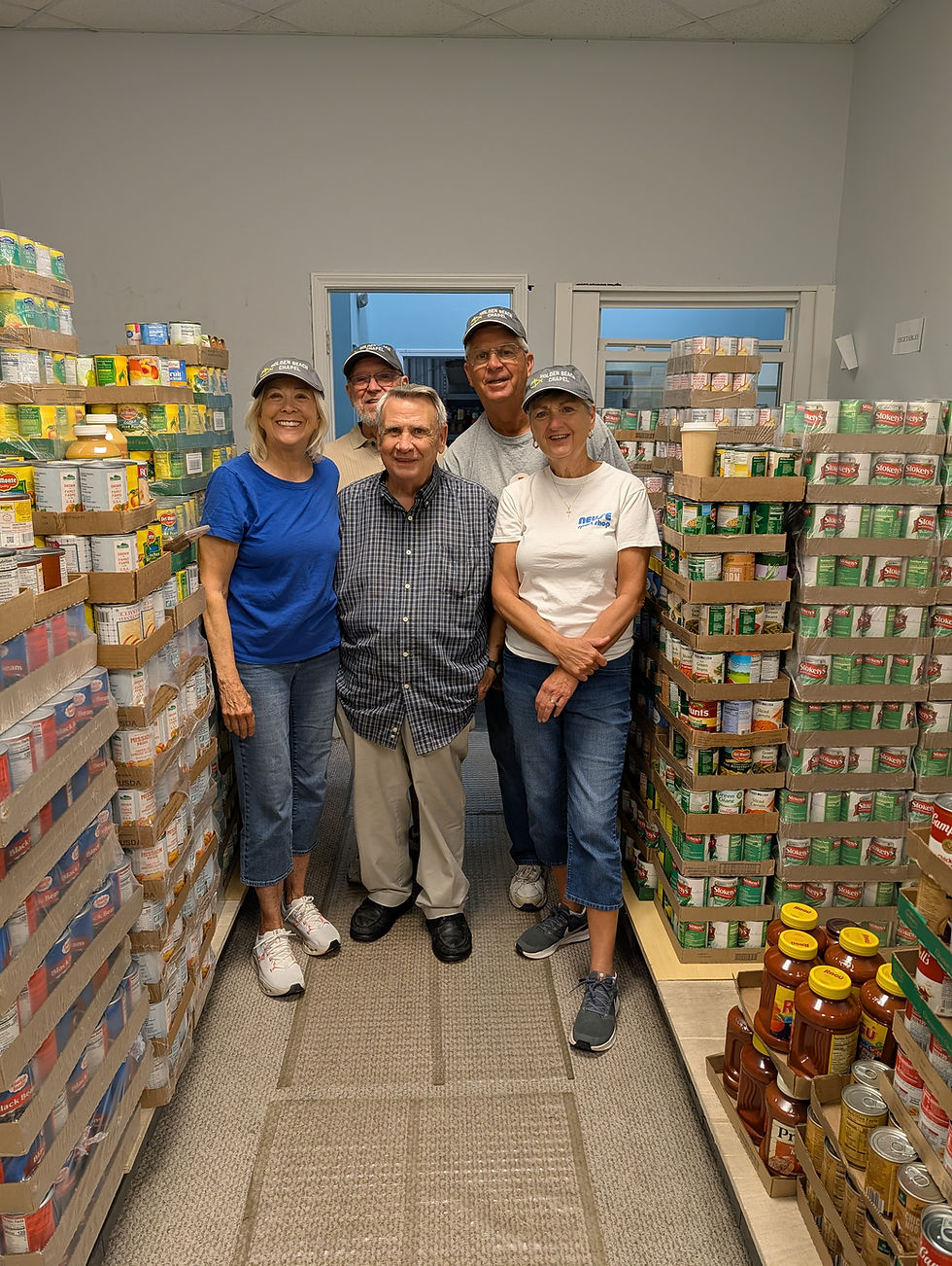 Thank you Holden Beach Chapel for your volunteer efforts