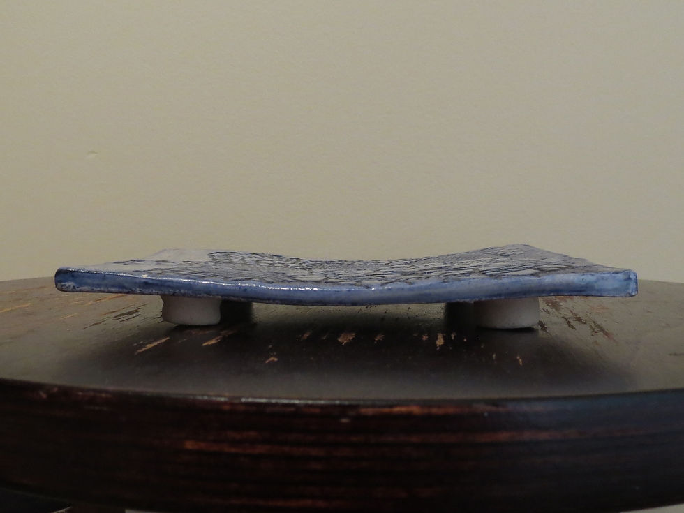 Thumbnail: Blue Soap Dish / Spoon Rest