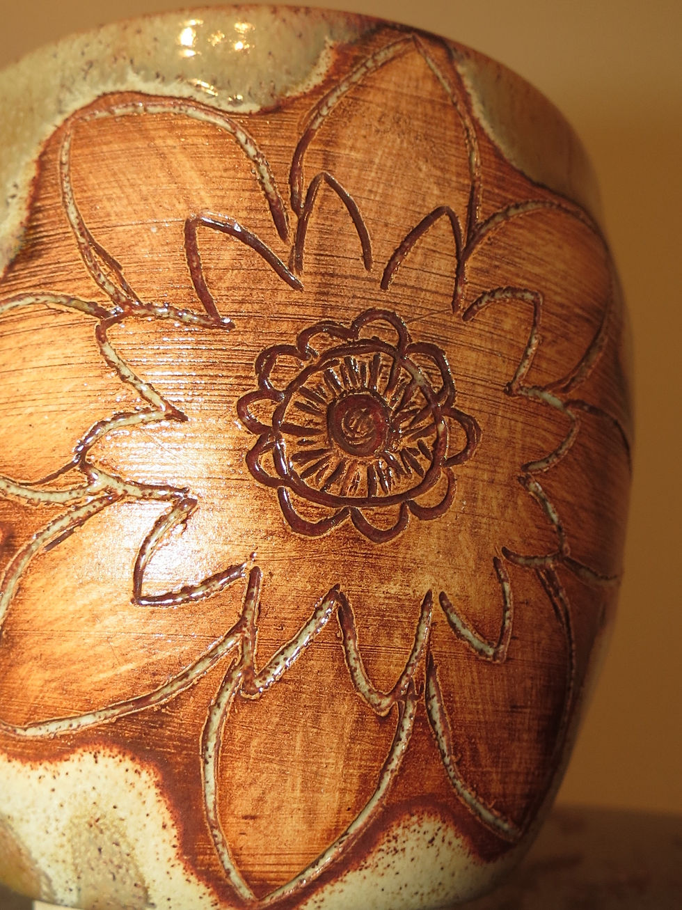 Thumbnail: Brown Flower Mug