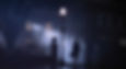 a man looks up at a house in the night
