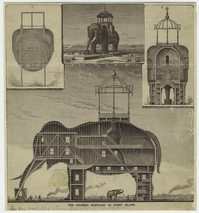 Layout of a elephant hotel