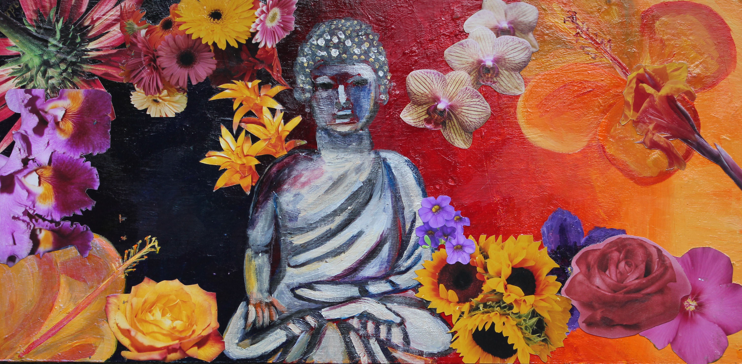 Floral Buddah