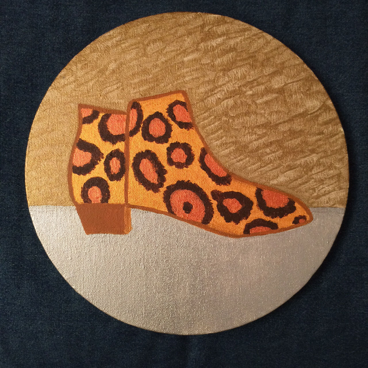 leopard bootie
