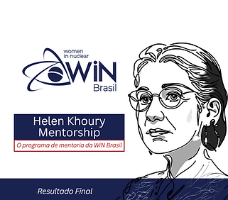 Seguindo o cronograma publicado nos editais de seleção para mentoras e mentoradas do programa Helen Khoury Mentorship, a Women in Nuclear Brasil (WiN Brasil) tem a alegria de anunciar as pessoas selecionadas para a edição de 2025.
Realizada em parceria com a Comissão Nacional de Energia Nuclear (Cnen), a iniciativa homenageia a professora Helen Khoury — pioneira da ciência no Brasil e referência internacional na área nuclear — e tem como objetivo fortalecer redes de apoio entre mulheres do setor, promover o desenvolvimento profissional e incentivar a permanência de meninas e mulheres nas áreas de ciência e tecnologia.
Foram recebidas candidaturas de diversas regiões do país, e a seleção seguiu os critérios estabelecidos nos editais, considerando perfil, motivação, disponibilidade e alinhamento com os objetivos do programa.
Mentoradas selecionadas:
Beatriz Horst Figueira
Bruna de Oliveira Silva
Ester de Oliveira Santos Batista (MunaN)
Flávia Fernandes Pereira (PcD)
Jadna Mara Santos Mendes
Kathleen Danielle dos Santos Martins (MunaN)
Katia Medrano Ortuno (Indígena)
Luciana Cristhina Araujo Sousa
Thamyra Cybelle Vieira dos Santos (MunaN)
Walleska Daniel da Costa (MunaN)
Mentoras selecionadas:
Alessandra Tomal
Ana Beatriz dos Santos Julião
Divanizia do Nascimento Souza
Evelise Gomes Lara
Jaqueline Alves de Almeida Calabria
Juliana Pacheco Duarte
Luciana Carvalheira
Nelida Lucia Del Mastro
Susana de Souza Lalic
Welen Nunes de Lima
Agradecemos a todas as pessoas que se inscreveram e parabenizamos as selecionadas! Em breve, entraremos em contato com as orientações iniciais e o cronograma de atividades.
Para mais informações sobre o programa e outras ações da WiN Brasil, acompanhe nossas redes sociais e o site oficial.
Por Nicéa Barreto - Comunicação WiN Brasil