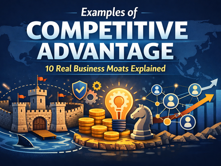 Examples of Competitive Advantage: 10 Real Business Moats Explained