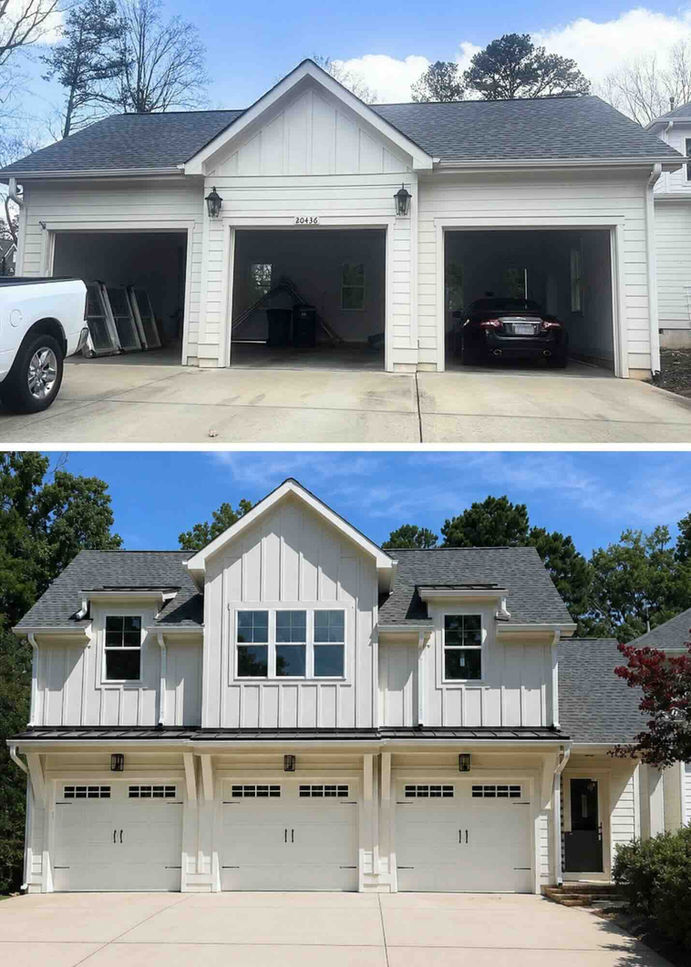 Garage conversion in Cornelius NC