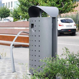 Basurero para exteriores 